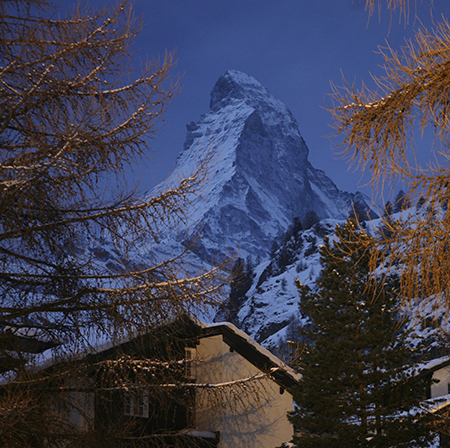 Matterhorn at night