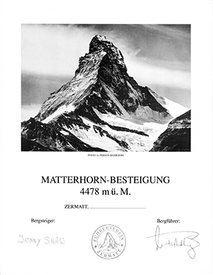 matterhorn certificate