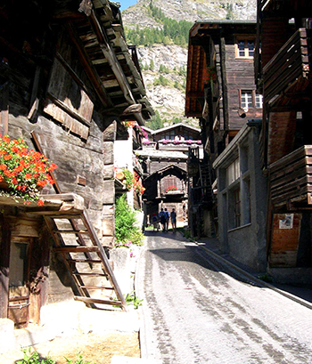 Old town in Zermatt