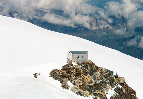 Vallot Hut, Mont Blanc massif, France